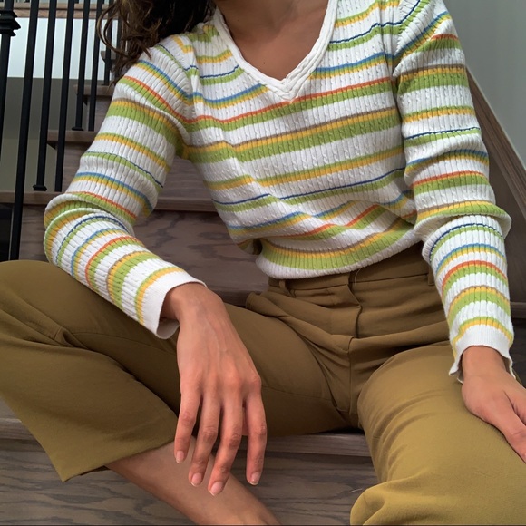 lizgolf / striped knit top - Picture 9 of 9